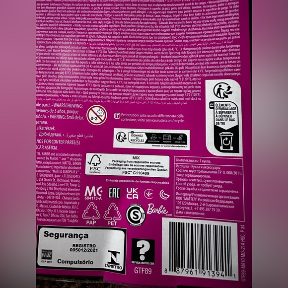 Dreamtopia Barbie Magic Mermaid Doll w/ Rainbow Hair & Water-Activated N… - Picture 3 of 8